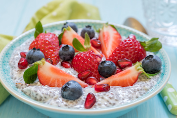 Healthy fruit bowl